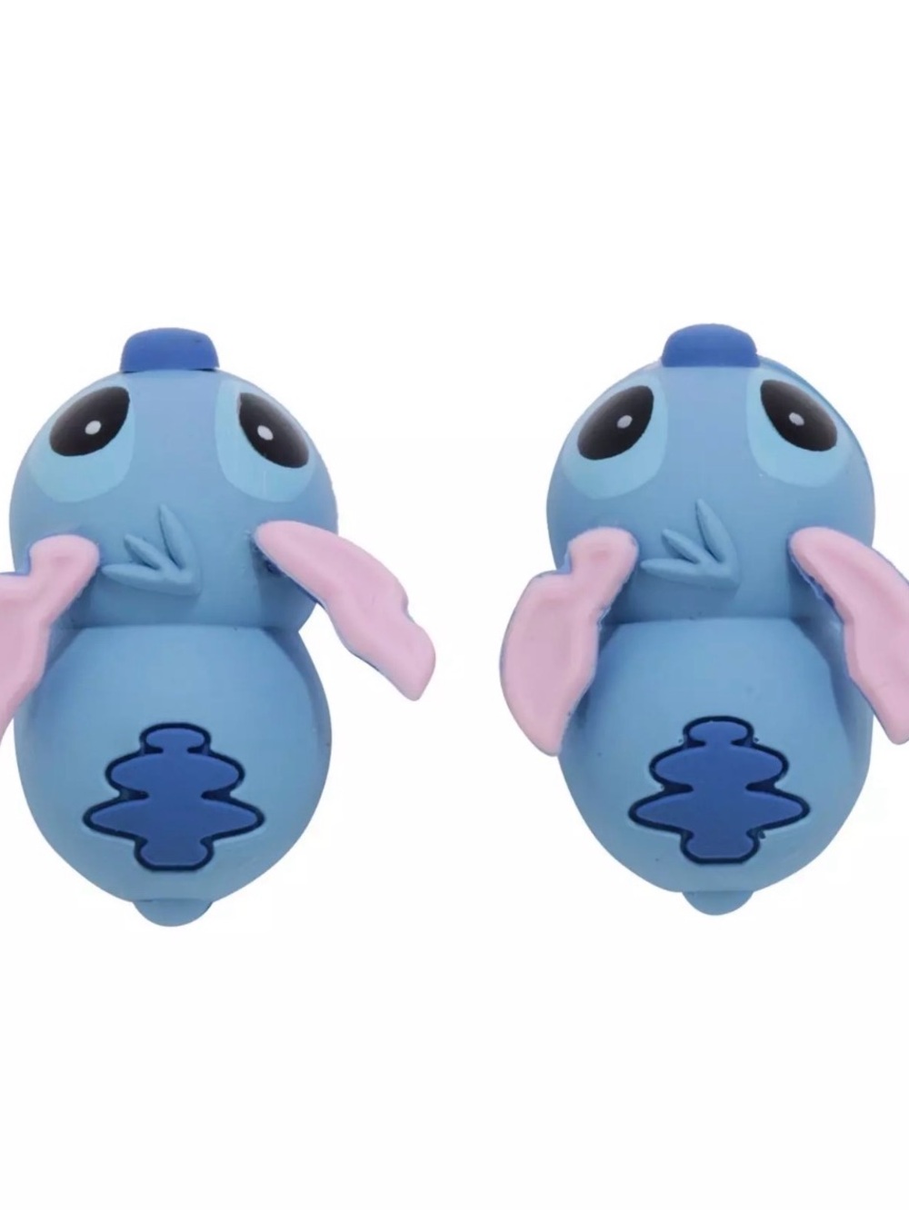 Disney Blue and Pink Stitch Ear Stud Earrings for Kids